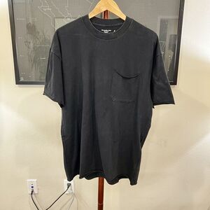 Abercrombie & Fitch - Soft Essentials Lng Ln T-shirt Raw Hem Medium - Black